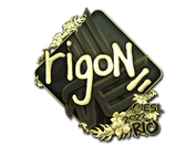 Sticker | rigoN (Gold) | Rio 2022 image