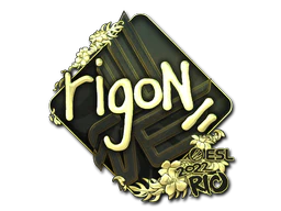 Sticker | rigoN (Gold) | Rio 2022 image