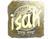 Sticker | isak (Gold) | Austin 2025 image