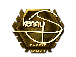 Sticker | kennyS (Gold) | London 2018 image