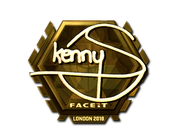 Sticker | kennyS (Gold) | London 2018 image