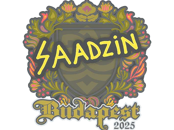 Sticker | saadzin | Budapest 2025 image