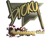 Sticker | broky (Gold) | Shanghai 2024 image