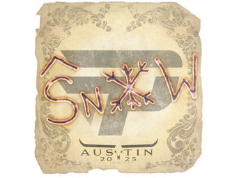 Sticker | snow | Austin 2025 image