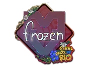 Sticker | frozen (Glitter) | Rio 2022 image