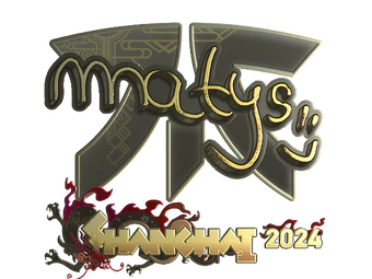 Sticker | MATYS (Gold) | Shanghai 2024 image