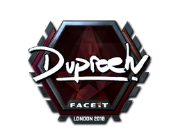 Sticker | dupreeh (Foil) | London 2018 image