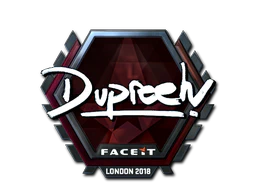 Sticker | dupreeh (Foil) | London 2018 image
