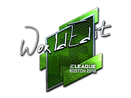 Sticker | WorldEdit (Foil) | Boston 2018 image