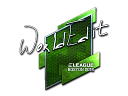 Sticker | WorldEdit (Foil) | Boston 2018 image