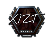 Sticker | Xizt (Foil) | London 2018 image