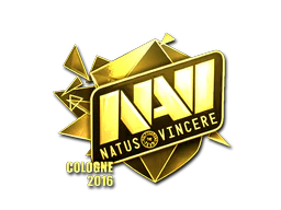 Sticker | Natus Vincere (Gold) | Cologne 2016 image