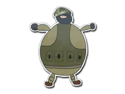 Sticker | Poorly Drawn IDF image