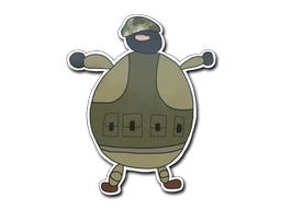 Sticker | Poorly Drawn IDF image