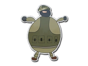 Sticker | Poorly Drawn IDF image