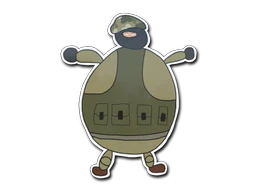 Sticker | Poorly Drawn IDF image