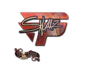 Sticker | skullz (Holo) | Paris 2023 image