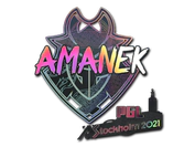 Sticker | AMANEK (Holo) | Stockholm 2021 image