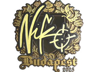 Sticker | NiKo (Gold) | Budapest 2025