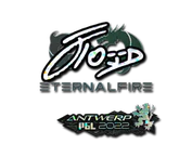 Sticker | xfl0ud (Glitter) | Antwerp 2022 image