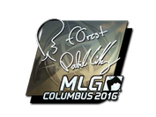 Sticker | f0rest (Foil) | MLG Columbus 2016 image