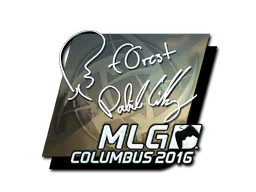 Sticker | f0rest (Foil) | MLG Columbus 2016 image
