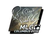 Sticker | f0rest (Foil) | MLG Columbus 2016 image