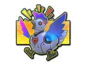 Sticker | Cyber Chicken (Holo) image