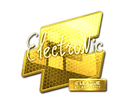 Sticker | electronic (Gold) | Atlanta 2017 image