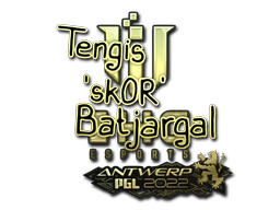 Sticker | sk0R (Gold) | Antwerp 2022 image