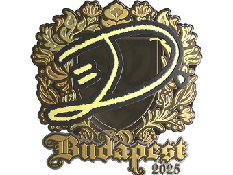 Sticker | dumau (Gold) | Budapest 2025 image