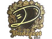 Sticker | dumau (Gold) | Budapest 2025 image