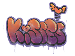 Sealed Graffiti | Kisses image