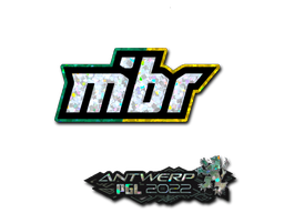 Sticker | MIBR (Glitter) | Antwerp 2022 image
