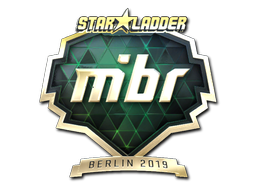 Sticker | MIBR (Gold) | Berlin 2019 image