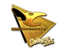Sticker | mousesports (Gold) | Cologne 2015 image