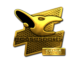 Sticker | mousesports (Gold) | Atlanta 2017 image
