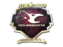 Sticker | mousesports (Gold) | Berlin 2019 image