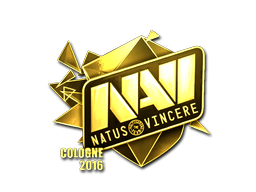 Sticker | Natus Vincere (Gold) | Cologne 2016 image