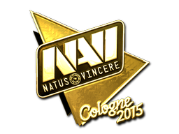Sticker | Natus Vincere (Gold) | Cologne 2015 image