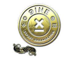 Sticker | 9INE (Gold) | Paris 2023 image