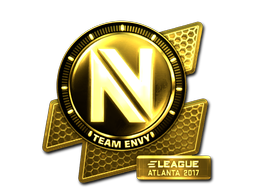 Sticker | Team EnVyUs (Gold) | Atlanta 2017 image