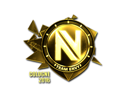 Sticker | Team EnVyUs (Gold) | Cologne 2016 image