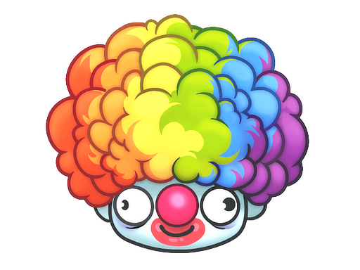 Sticker | Clown Wig image