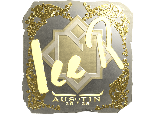 Sticker | 1eeR (Gold) | Austin 2025 image