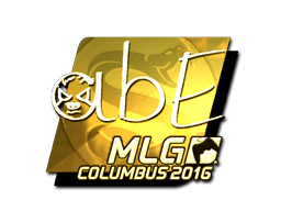 Sticker | abE (Gold) | MLG Columbus 2016 image