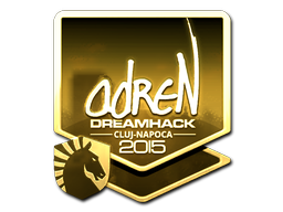 Sticker | adreN (Gold) | Cluj-Napoca 2015 image