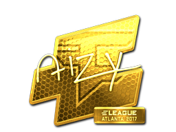 Sticker | aizy (Gold) | Atlanta 2017 image