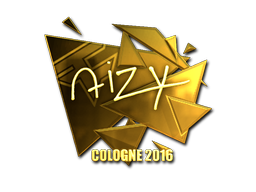 Sticker | aizy (Gold) | Cologne 2016 image