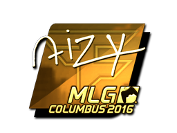 Sticker | aizy (Gold) | MLG Columbus 2016 image